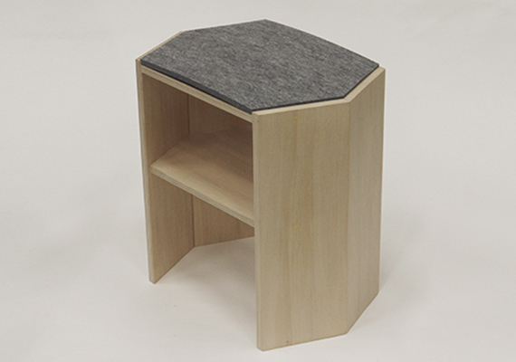 [ size: 450*455*290mm | material: Shina plywood  ]<br>Photographed by Kenichiro Oomori